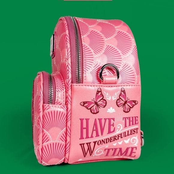 Loungefly Wicked Glinda Convertible Mini Backpack NWT - Picture 3 of 8